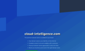 Cloud-intelligence.com thumbnail