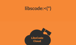Cloud.libscode.com thumbnail