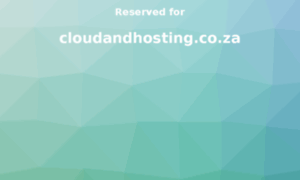 Cloudandhosting.co.za thumbnail