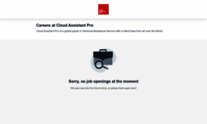 Cloudassistantpro.workable.com thumbnail