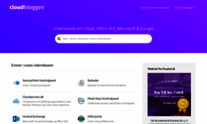 Cloudbloggen.dk thumbnail