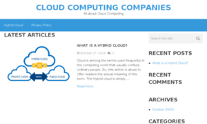 Cloudcomputing-companies.info thumbnail