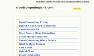 Cloudcomputingland.com thumbnail