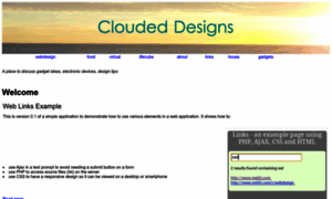 Cloudeddesigns.com thumbnail