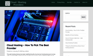 Cloudhostingproviders.net thumbnail
