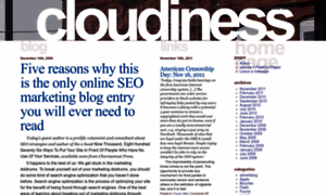 Cloudiness.com thumbnail