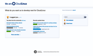 Cloudlinux.uservoice.com thumbnail