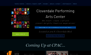 Cloverdaleperformingarts.com thumbnail