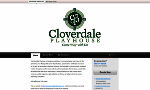 Cloverdaleplayhouse.donortools.com thumbnail