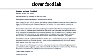 Cloverfoodlab.workable.com thumbnail