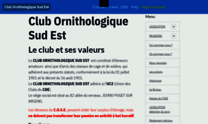 Club-ornithologique-sud-est.e-monsite.com thumbnail