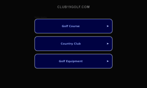 Club19golf.com thumbnail