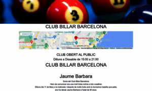 Clubbillarbarcelona.com thumbnail