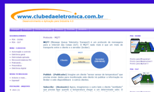Clubedaeletronica.com.br thumbnail