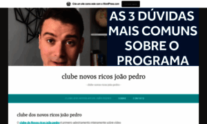 Clubenovosricosjoaopedro.wordpress.com thumbnail