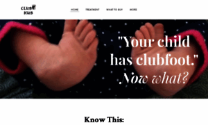 Clubfoothub.com thumbnail