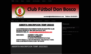Clubfutboldonbosco.com thumbnail