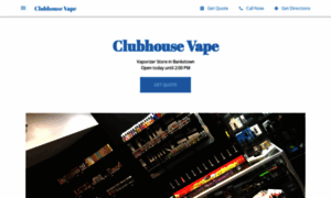 Clubhouse-vape.business.site thumbnail