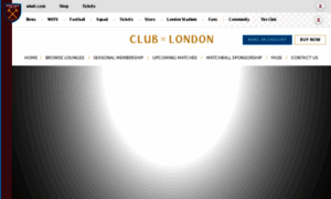 Clublondon.whufc.com thumbnail
