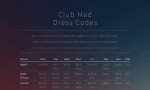 Clubmeddresscodes.com thumbnail