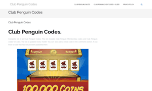 Clubpenguin-codes.com thumbnail