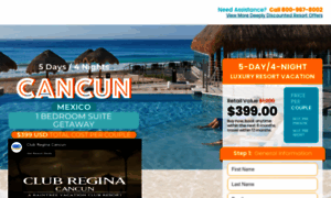 Clubreginacancun.getresortdeals.com thumbnail