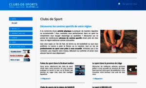 Clubs-de-sports.be thumbnail