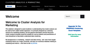 Clusteranalysis4marketing.com thumbnail