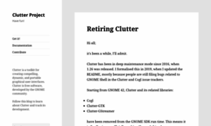 Clutter-project.org thumbnail