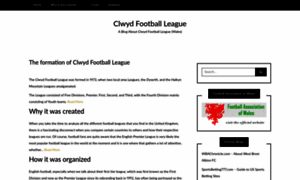 Clwydfootballleague.co.uk thumbnail