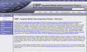 Cmip.llnl.gov thumbnail