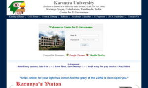 Cms.karunya.edu thumbnail