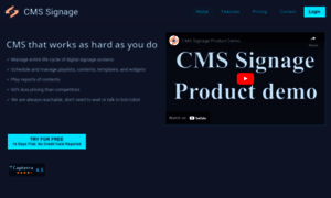 Cmssignage.com thumbnail