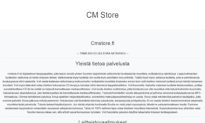 Cmstore.fi thumbnail