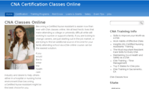 Cnacertificationclassesonline.com thumbnail