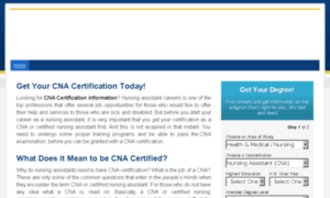 Cnacertificationtraininghelp.com thumbnail