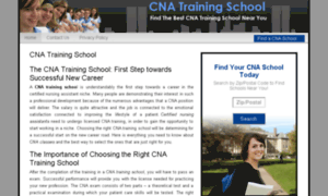 Cnatrainingschool.org thumbnail