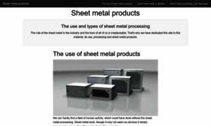 Cnc-sheet-metal-products.com thumbnail