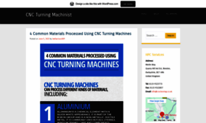 Cncturningmachinist.wordpress.com thumbnail