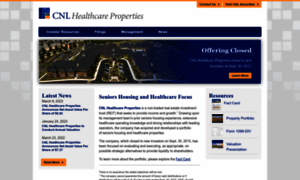 Cnlhealthcareproperties.com thumbnail