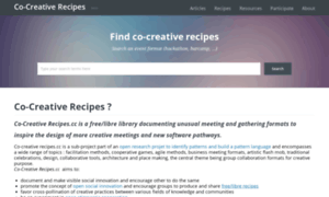 Co-creative-recipes.cc thumbnail