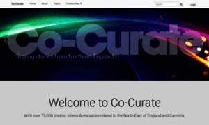 Co-curate.ncl.ac.uk thumbnail