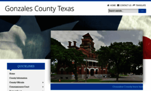 Co.gonzales.tx.us thumbnail