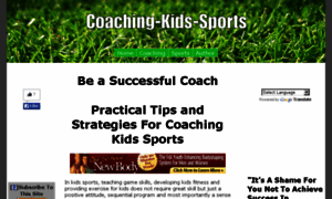 Coaching-kids-sports.com thumbnail