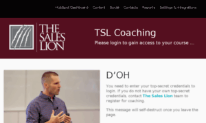 Coaching.thesaleslion.com thumbnail