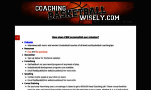 Coachingbasketballwisely.com thumbnail