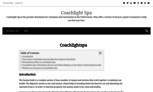 Coachlightspa.org thumbnail