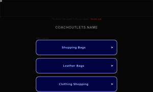 Coachoutlets.name thumbnail