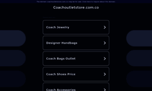 Coachoutletstore.com.co thumbnail