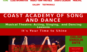 Coastacademyofsonganddance.com.au thumbnail